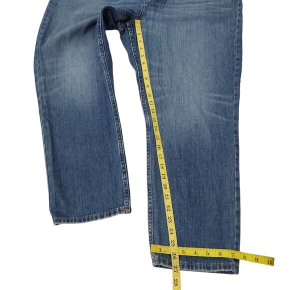 Everlane The Super Soft Straight Leg Jean Womens 33 Blue Organic Cotton Denim - Picture 10 of 12